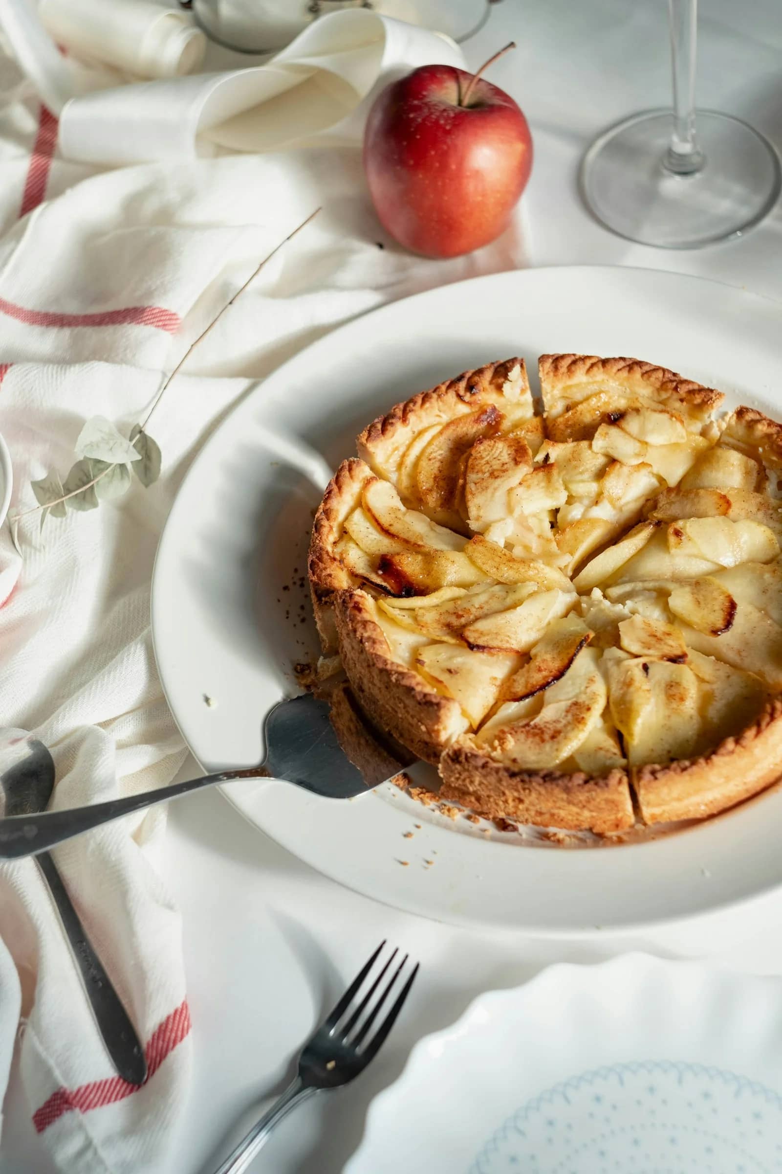 Tarte fine aux pommes Gala